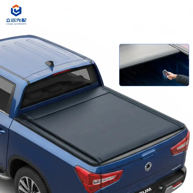 Elektrický pevný hliníkový zaťahovací kryt tonneau pre Ssangyong