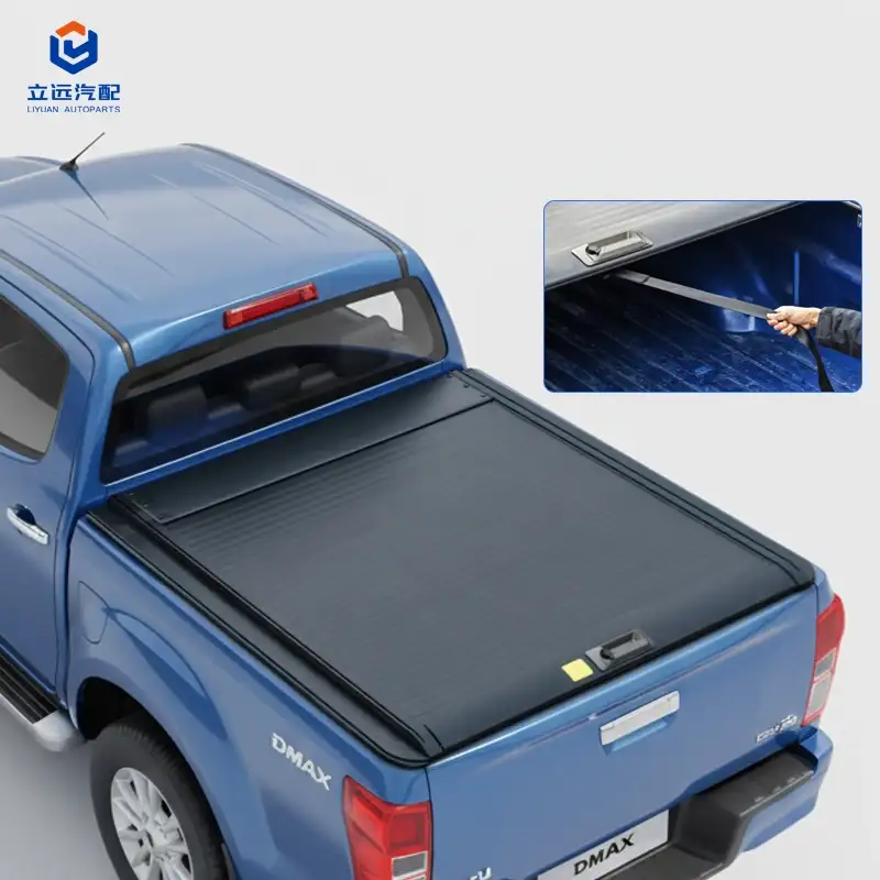 Manuálny tvrdý hliníkový zasúvateľný kryt tonneau pre Isuzu